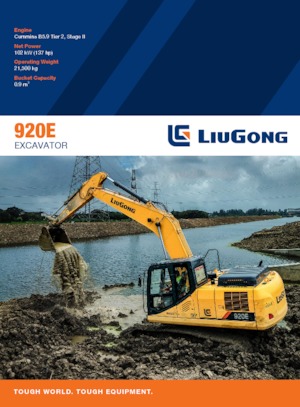 Excavatoare pe șenile Liugong 920E