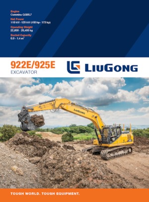 Excavatoare pe șenile Liugong 922E