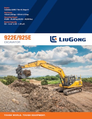 Excavatoare pe șenile Liugong 925E