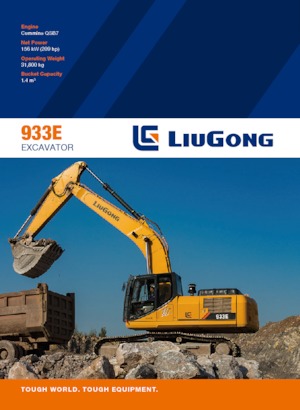 Excavatoare pe șenile Liugong 933E