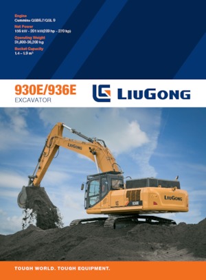 Excavatoare pe șenile Liugong 936E