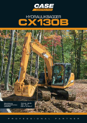 Excavatoare pe șenile Case CX 130 B LC