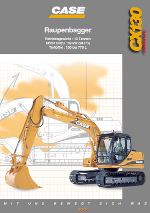 Excavatoare pe șenile Case CX 130