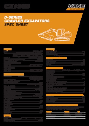 Excavatoare pe șenile Case CX130D