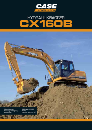 Excavatoare pe șenile Case CX 160 B LC