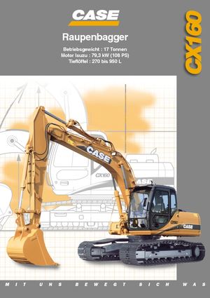 Excavatoare pe șenile Case CX 160