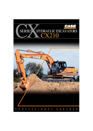 Excavatoare pe șenile Case CX 210