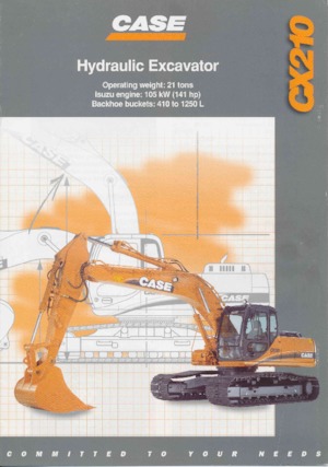 Excavatoare pe șenile Case CX 210