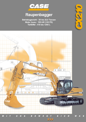 Excavatoare pe șenile Case CX 210