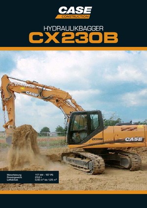 Excavatoare pe șenile Case CX 230 B