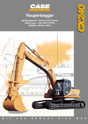 Excavatoare pe șenile Case CX 240