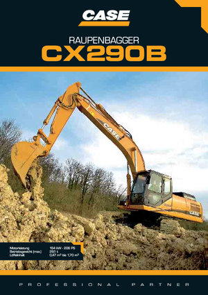 Excavatoare pe șenile Case CX 290 B NLC