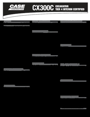 Excavatoare pe șenile Case CX 300 C