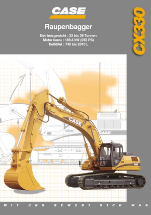 Excavatoare pe șenile Case CX 330