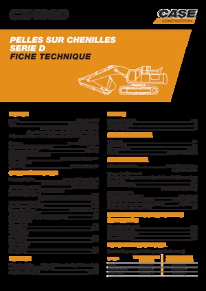 Excavatoare pe șenile Case CX490D