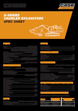 Excavatoare pe șenile Case CX490D 