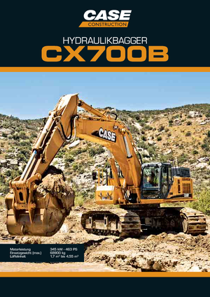 Excavatoare pe șenile Case CX 700 B