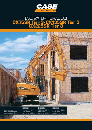 Excavatoare pe șenile Case CX 225 SR