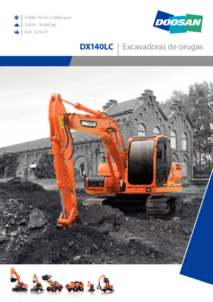 Excavatoare pe șenile Doosan DX 140 LC
