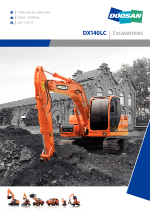 Excavatoare pe șenile Doosan DX 140 LC