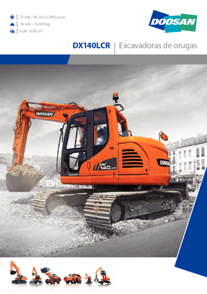 Excavatoare pe șenile Doosan DX 140 LCR