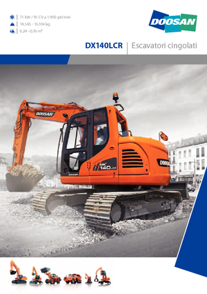 Excavatoare pe șenile Doosan DX 140 LCR