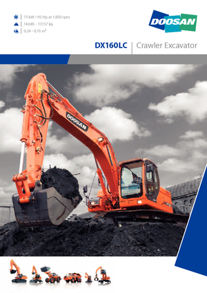 Excavatoare pe șenile Doosan DX 160 LC