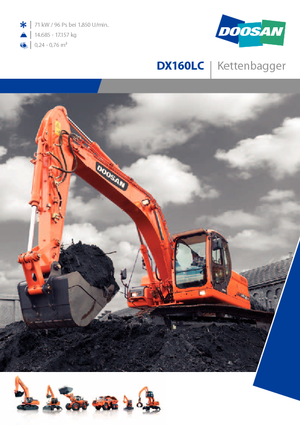 Excavatoare pe șenile Doosan DX 160 LC