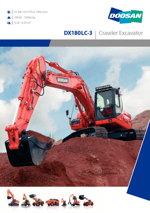Excavatoare pe șenile Doosan DX180LC-3