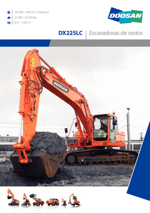 Excavatoare pe șenile Doosan DX 225 LC