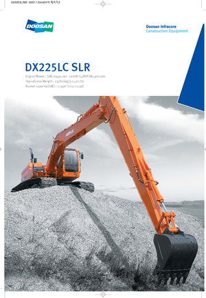 Excavatoare pe șenile Doosan DX255LC SLR