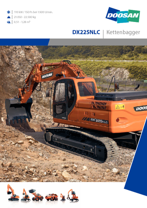 Excavatoare pe șenile Doosan DX 225 N LC