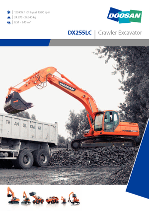 Excavatoare pe șenile Doosan DX 255 N LC