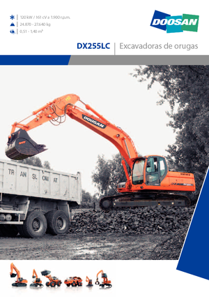 Excavatoare pe șenile Doosan DX 255 N LC