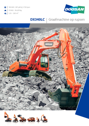 Excavatoare pe șenile Doosan DX 340 LC