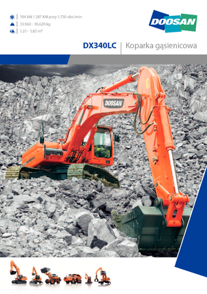 Excavatoare pe șenile Doosan DX 340 LC