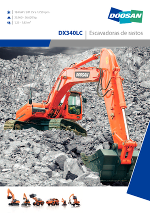 Excavatoare pe șenile Doosan DX 340 LC