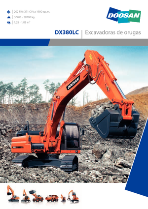 Excavatoare pe șenile Doosan DX 380 LC