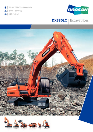 Excavatoare pe șenile Doosan DX 380 LC