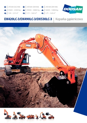 Excavatoare pe șenile Doosan DX530NLC-3