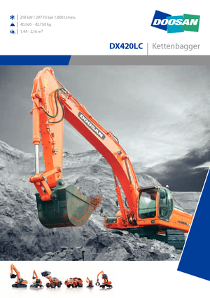 Excavatoare pe șenile Doosan DX 420 LC