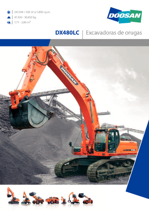 Excavatoare pe șenile Doosan DX 480 LC