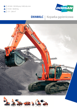Excavatoare pe șenile Doosan DX 480 LC