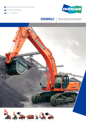 Excavatoare pe șenile Doosan DX 480 LC