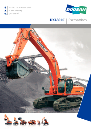 Excavatoare pe șenile Doosan DX 480 LC