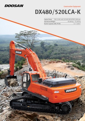 Excavatoare pe șenile Doosan DX 480 N LC