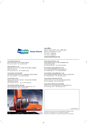Excavatoare pe șenile Doosan DX 520 LC