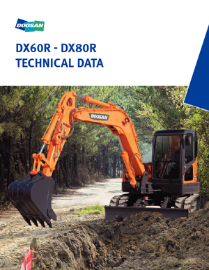 Excavatoare pe șenile Doosan DX 80 R