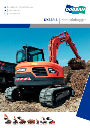 Excavatoare pe șenile Doosan DX 85 R 3