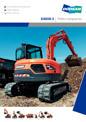 Excavatoare pe șenile Doosan DX 85 R 3